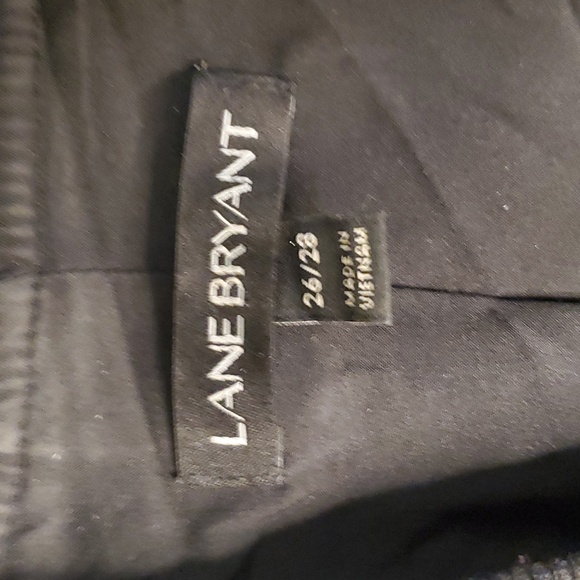 Lane Bryant Jacket Floral Bomber Style Lined Black Pink Flowers Plus Size 26/28 - Picture 4 of 7